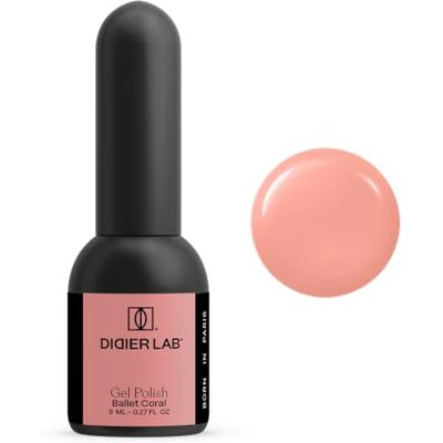 DIDIER LAB Vernis à ongles gel de qualité supérieure Studios Ballet Coral Couleur UV LED sans TPO Finition brillante longue durée Pigmentation riche avec application facile Résistant aux DIDIER LAB Vernis à ongles gel de qualité supérieure Studios Ballet Coral Couleur UV LED sans TPO Finition brillante longue durée Pigmentation riche avec application facile Résistant aux