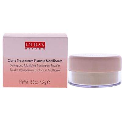Pupa Milano Poudre de Réglage 001 translucide pour Femme 0,158 oz 4.67 ml Pupa Milano Poudre de Réglage 001 translucide pour Femme 0,158 oz 4.67 ml