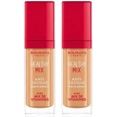 Bourjois 2 x Healthy Mix Anti Fatigue Concealer 7.8ml 55 Honey Bourjois 2 x Healthy Mix Anti Fatigue Concealer 7.8ml 55 Honey