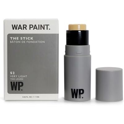 War Paint for Men Wielofunkcyjny korektor i podkład w sztyfcie, wyrównuje koloryt skóry, tuszuje niedoskonałości i cienie pod oczami, Szybka aplikacja S2 Bardzo jasny 7,5 g War Paint for Men Wielofunkcyjny korektor i podkład w sztyfcie, wyrównuje koloryt skóry, tuszuje niedoskonałości i cienie pod oczami, Szybka aplikacja S2 Bardzo jasny 7,5 g