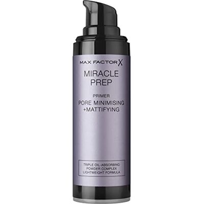 Max Factor Miracle Prep Mattifying & Pore Minimising Primer Santé et soins personnels Max Factor Miracle Prep Mattifying & Pore Minimising Primer Santé et soins personnels