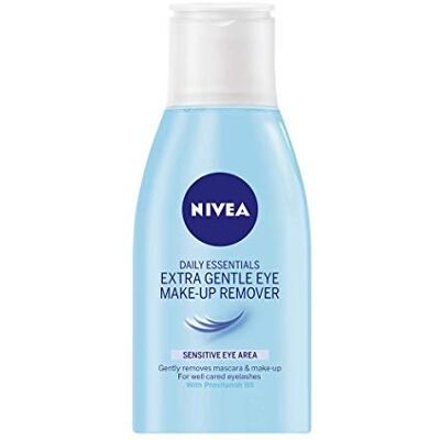 NIVEA Démaquillant extra doux pour les yeux (125 ml) Nettoyant puissant pour le visage Élimine le mascara imperméable Double action Démaquillant pour les yeux NIVEA Démaquillant extra doux pour les yeux (125 ml) Nettoyant puissant pour le visage Élimine le mascara imperméable Double action Démaquillant pour les yeux