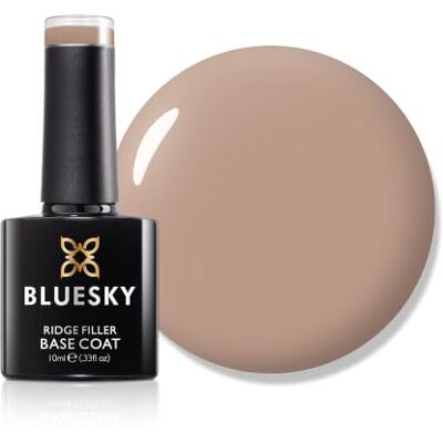 BLUESKY Gel Nail Polish Ridge Filler Base Coat, MB04, Nude, 10 ml, Vernis à ongles gel, Vernis à ongles lisse, couvrant les rainures (durcissement sous lampe UV nécessaire) 10 ml BLUESKY Gel Nail Polish Ridge Filler Base Coat, MB04, Nude, 10 ml, Vernis à ongles gel, Vernis à ongles lisse, couvrant les rainures (durcissement sous lampe UV nécessaire) 10 ml