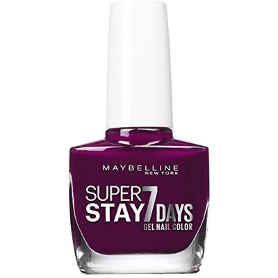 Maybelline New York – Vernis à Ongles Professionnel – Technologie Gel – Super Stay 7 Days – Teinte : Ever Burgundy (270) Maybelline New York – Vernis à Ongles Professionnel – Technologie Gel – Super Stay 7 Days – Teinte : Ever Burgundy (270)