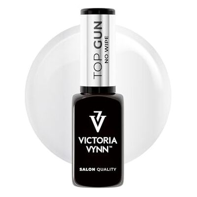 VICTORIA VYNN Vernis gel Top Gun No Wipe UV/LED Finition transparente Sans teinte bleue 8 ml VICTORIA VYNN Vernis gel Top Gun No Wipe UV/LED Finition transparente Sans teinte bleue 8 ml