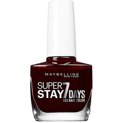 Maybelline New York Vernis à Ongles Professionnel Technologie Gel Super Stay 7 Days Teinte : Rouge Couture (287) Maybelline New York Vernis à Ongles Professionnel Technologie Gel Super Stay 7 Days Teinte : Rouge Couture (287)