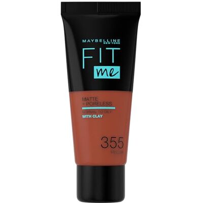 Fond de teint Fit Me Maybelline - Pecan - Fini mat - 30ml Fond de teint Fit Me Maybelline - Pecan - Fini mat - 30ml