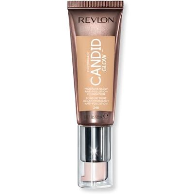 REVLON Photoready Candid Glow, Fond de Teint Liquid, pour Peaux Sensibles et Sèches, Fini Lumineux et Hydratant, Couvrance Modulable TransparenteàMoyenne, Anti-Pollution, N120 Buff, 22 Ml REVLON Photoready Candid Glow, Fond de Teint Liquid, pour Peaux Sensibles et Sèches, Fini Lumineux et Hydratant, Couvrance Modulable TransparenteàMoyenne, Anti-Pollution, N120 Buff, 22 Ml