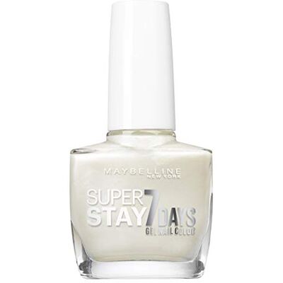Maybelline New York – Vernis à Ongles Professionnel – Technologie Gel – Super Stay 7 Days – Teinte : Blanc Nacré (77) Maybelline New York – Vernis à Ongles Professionnel – Technologie Gel – Super Stay 7 Days – Teinte : Blanc Nacré (77)
