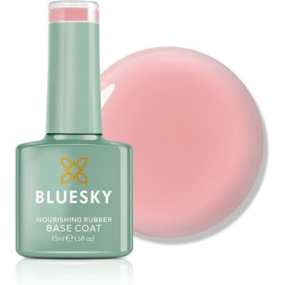 BLUESKY Rubber Base Coat 15ml – Subtle Romance BNR07, Base Gel for Nails, Strengthening Gel Base Coat for 21 Day Manicure, LED UV Lamp Required BLUESKY Rubber Base Coat 15ml – Subtle Romance BNR07, Base Gel for Nails, Strengthening Gel Base Coat for 21 Day Manicure, LED UV Lamp Required