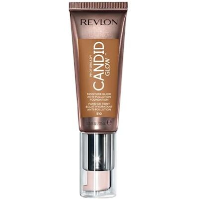 REVLON Photoready Candid Glow, Fond de Teint Liquid, pour Peaux Sensibles et Sèches, Fini Lumineux et Hydratant, Couvrance Modulable TransparenteàMoyenne, Anti-Pollution, N120 Buff, 22 Ml REVLON Photoready Candid Glow, Fond de Teint Liquid, pour Peaux Sensibles et Sèches, Fini Lumineux et Hydratant, Couvrance Modulable TransparenteàMoyenne, Anti-Pollution, N120 Buff, 22 Ml