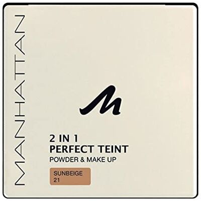 Manhattan Perfect Teint Poudre et maquillage Beige soleil 17358 Manhattan Perfect Teint Poudre et maquillage Beige soleil 17358