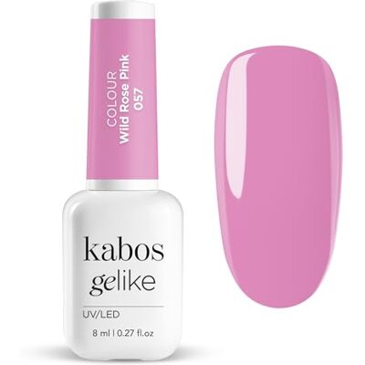 Kabos Gelike Vernis Hybride Rose UV/LED Wild Rose Tiara 8 ml Kabos Gelike Vernis Hybride Rose UV/LED Wild Rose Tiara 8 ml