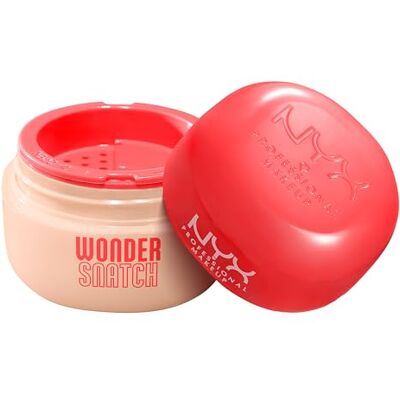 NYX PROFESSIONAL MAKEUP Poudre libre fixante, Finish Glow longue tenue, formule enrichie en peptides et thé vert, Wonder Snatch Powder, Sugar Serve, 6 g NYX PROFESSIONAL MAKEUP Poudre libre fixante, Finish Glow longue tenue, formule enrichie en peptides et thé vert, Wonder Snatch Powder, Sugar Serve, 6 g