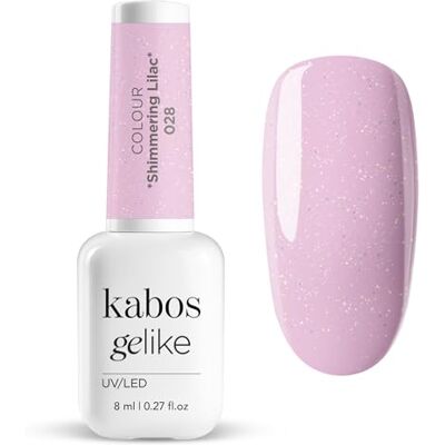 Kabos Gelike Vernis Hybride UV/LED 028 Shimmering Lilac 8 ml Kabos Gelike Vernis Hybride UV/LED 028 Shimmering Lilac 8 ml