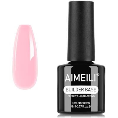AIMEILI Gel Construction Ongle UV 8 en 1, Néon Macaron Builder Gel Base et Structure pour Extensions, Renforcement et Réparation de Manucure Nail Art 8ml 1376 AIMEILI Gel Construction Ongle UV 8 en 1, Néon Macaron Builder Gel Base et Structure pour Extensions, Renforcement et Réparation de Manucure Nail Art 8ml 1376