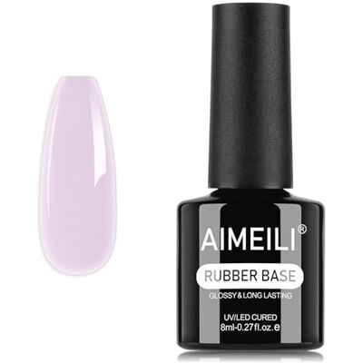 AIMEILI 5 en 1 Rubber Base Coat Néon Macaron Gel Base Caoutchouc UV LED Renforcement et Réparation de Manucure, Colle de Décorations 8ml (1362) AIMEILI 5 en 1 Rubber Base Coat Néon Macaron Gel Base Caoutchouc UV LED Renforcement et Réparation de Manucure, Colle de Décorations 8ml (1362)