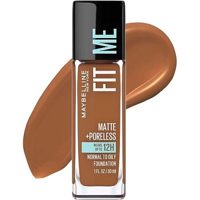 Maybelline New York Fit Me Matte Plus Fond de teint sans pores, moka, 2,5 ml Maybelline New York Fit Me Matte Plus Fond de teint sans pores, moka, 2,5 ml