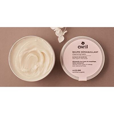 Avril Baume Démaquillant Bio Beurre de Karité Bio Pour Tout Type de Maquillage Certifié Bio Ecocert 100% d'Origine Naturelle Produit Vegan, Fabriqué en France 100ml Avril Baume Démaquillant Bio Beurre de Karité Bio Pour Tout Type de Maquillage Certifié Bio Ecocert 100% d'Origine Naturelle Produit Vegan, Fabriqué en France 100ml