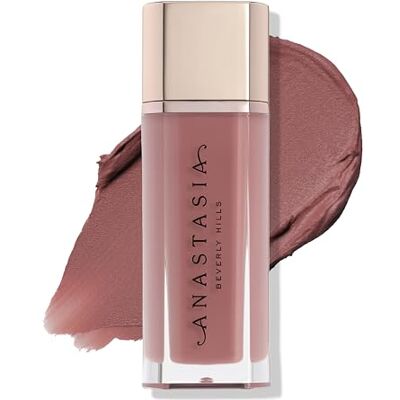 Anastasia Beverly Hills Lip Velvet Hush Rose Texture mousse douce et veloutée, pigment mat complet, ne sèche pas, confortable à porter, tige de précision en forme de Anastasia Beverly Hills Lip Velvet Hush Rose Texture mousse douce et veloutée, pigment mat complet, ne sèche pas, confortable à porter, tige de précision en forme de