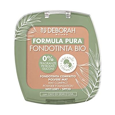 DEBORAH Milano Fond de teint compact Bio Formule Pure Couleur : Fair 1 DEBORAH Milano Fond de teint compact Bio Formule Pure Couleur : Fair 1