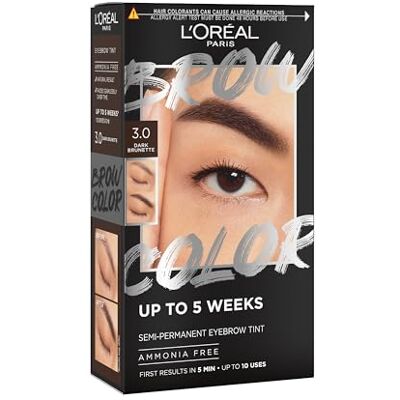 L'Oreal Paris L'Oréal Paris Brow Tint couleur pour sourcils 3.0 Marron foncé L'Oreal Paris L'Oréal Paris Brow Tint couleur pour sourcils 3.0 Marron foncé