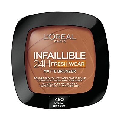 L'Oreal Paris L'Oréal Paris Poudre Bronzante Longue Tenue Waterproof Infaillible 24H Fresh Wear Teinte : Mat Foncé (450) 26,4 g L'Oreal Paris L'Oréal Paris Poudre Bronzante Longue Tenue Waterproof Infaillible 24H Fresh Wear Teinte : Mat Foncé (450) 26,4 g