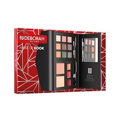 DEBORAH Milano Coffret cadeau pour femme Make Up Book Volume 1 tons chauds, comprend une palette de fards à paupières, gloss, rouges à lèvres et poudres pour le visage aux différentes finitions et DEBORAH Milano Coffret cadeau pour femme Make Up Book Volume 1 tons chauds, comprend une palette de fards à paupières, gloss, rouges à lèvres et poudres pour le visage aux différentes finitions et