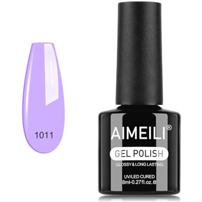 AIMEILI Vernis à Ongles Gel Naturel Rose Nude, Vernis Semi Permanent Soak Off UV LED Polish Nail Art Manucure Longue Durée 8ml (1011) AIMEILI Vernis à Ongles Gel Naturel Rose Nude, Vernis Semi Permanent Soak Off UV LED Polish Nail Art Manucure Longue Durée 8ml (1011)