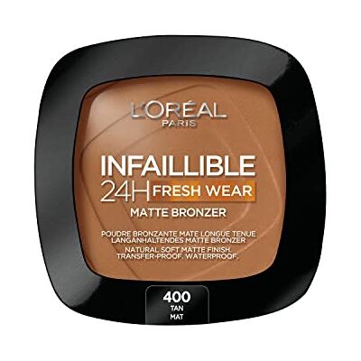 L'Oreal Paris L'Oréal Paris Poudre Bronzante Longue Tenue Waterproof Infaillible 24H Fresh Wear Teinte : Mat (400) 26,4 g L'Oreal Paris L'Oréal Paris Poudre Bronzante Longue Tenue Waterproof Infaillible 24H Fresh Wear Teinte : Mat (400) 26,4 g