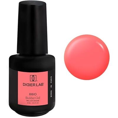 DIDIER LAB BBIO Builder Gel dans une bouteille Orange brillant Formule propre sans HEMA ni TPO Gel de construction autonivelant pour ongles en gel Gel UV LED pour renforcer les ongles 15 ml DIDIER LAB BBIO Builder Gel dans une bouteille Orange brillant Formule propre sans HEMA ni TPO Gel de construction autonivelant pour ongles en gel Gel UV LED pour renforcer les ongles 15 ml