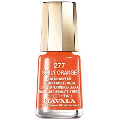 MAVALA Mini Color Vernis à Ongles Crème Couleur 277 Smily Orange 5 ml MAVALA Mini Color Vernis à Ongles Crème Couleur 277 Smily Orange 5 ml