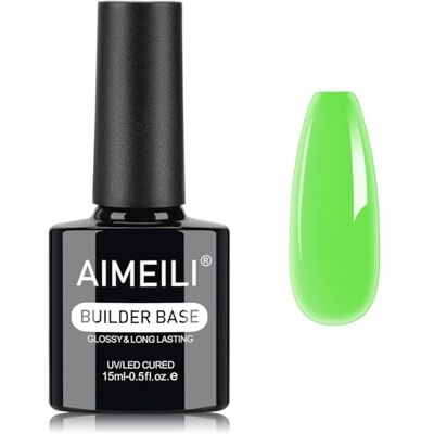 AIMEILI 15ml Gel Construction Ongle UV 8 en 1, Néon Builder Gel Base et Structure pour Extensions, Renforcement et Réparation de Manucure Nail Art 1434 AIMEILI 15ml Gel Construction Ongle UV 8 en 1, Néon Builder Gel Base et Structure pour Extensions, Renforcement et Réparation de Manucure Nail Art 1434