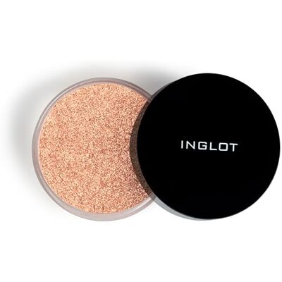 Inglot Poudre scintillante Feb pour le visage, les yeux, le corps, fortement pigmentée, éclat ultime en poudre, look tendance, 2,5 g : 02 Inglot Poudre scintillante Feb pour le visage, les yeux, le corps, fortement pigmentée, éclat ultime en poudre, look tendance, 2,5 g : 02