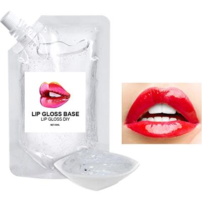 Dan&Dre Base de gloss à lèvres, hydratant, base de rouge à lèvres, brillant, pour baumes à lèvres faits à la main, gloss à lèvres, 50 ml Dan&Dre Base de gloss à lèvres, hydratant, base de rouge à lèvres, brillant, pour baumes à lèvres faits à la main, gloss à lèvres, 50 ml