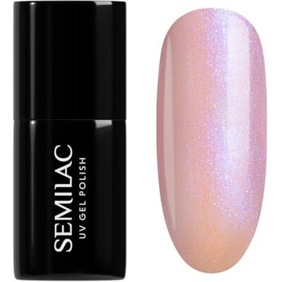 Semilac 923 Vernis à ongles UV Bleu Glazed 7 ml Rose avec éclat bleu-violet Transparent Look glacé Semilac 923 Vernis à ongles UV Bleu Glazed 7 ml Rose avec éclat bleu-violet Transparent Look glacé