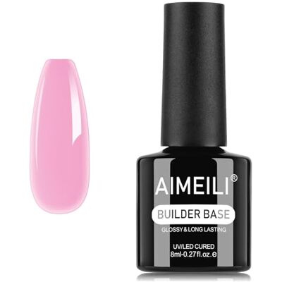 AIMEILI Gel Construction Ongle UV 8 en 1, Néon Macaron Builder Gel Base et Structure pour Extensions, Renforcement et Réparation de Manucure Nail Art 8ml 1386 AIMEILI Gel Construction Ongle UV 8 en 1, Néon Macaron Builder Gel Base et Structure pour Extensions, Renforcement et Réparation de Manucure Nail Art 8ml 1386