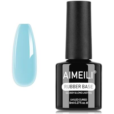 AIMEILI 5 en 1 Rubber Base Coat Néon Macaron Gel Base Caoutchouc UV LED Renforcement et Réparation de Manucure, Colle de Décorations 8ml (1364) AIMEILI 5 en 1 Rubber Base Coat Néon Macaron Gel Base Caoutchouc UV LED Renforcement et Réparation de Manucure, Colle de Décorations 8ml (1364)