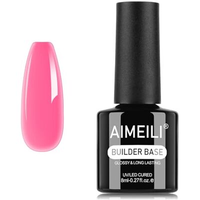 AIMEILI Gel Construction Ongle UV 8 en 1, Néon Macaron Builder Gel Base et Structure pour Extensions, Renforcement et Réparation de Manucure Nail Art 8ml 1380 AIMEILI Gel Construction Ongle UV 8 en 1, Néon Macaron Builder Gel Base et Structure pour Extensions, Renforcement et Réparation de Manucure Nail Art 8ml 1380