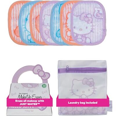 MakeUp Eraser The Original Set 7 jours efface tout le maquillage avec juste de l'eau, y compris le mascara, le fond de teint, le rouge à lèvres et bien plus encore ! MakeUp Eraser The Original Set 7 jours efface tout le maquillage avec juste de l'eau, y compris le mascara, le fond de teint, le rouge à lèvres et bien plus encore !