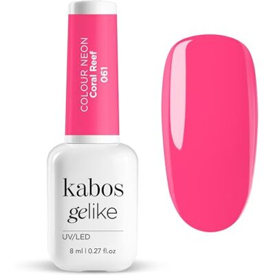 Kabos Vernis à Ongles UV Vernis Hybride UV/LED Gelike Coral Reef 8 ml Nail Art Kabos Vernis à Ongles UV Vernis Hybride UV/LED Gelike Coral Reef 8 ml Nail Art