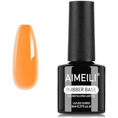 AIMEILI 5 en 1 Rubber Base Coat Néon Macaron Gel Base Caoutchouc UV LED Renforcement et Réparation de Manucure, Colle de Décorations 8ml (1353) AIMEILI 5 en 1 Rubber Base Coat Néon Macaron Gel Base Caoutchouc UV LED Renforcement et Réparation de Manucure, Colle de Décorations 8ml (1353)