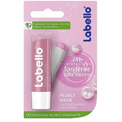 Labello Pearly Shine 24H Hydrofuge sur les lèvres 5,5 ml Labello Pearly Shine 24H Hydrofuge sur les lèvres 5,5 ml