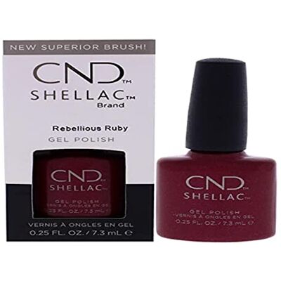 CND Shellac Vernis Gel Crystal Alchemy Rebellious Ruby 1 Unité 7,3 ml 009939 CND Shellac Vernis Gel Crystal Alchemy Rebellious Ruby 1 Unité 7,3 ml 009939