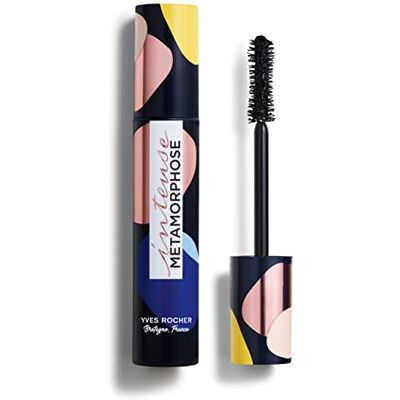 Yves Rocher Masque pour cils Intense Metamorphhose Volume, courbure et longueur extrêmes Résultat noir intense 24H 7,8 ml Yves Rocher Masque pour cils Intense Metamorphhose Volume, courbure et longueur extrêmes Résultat noir intense 24H 7,8 ml