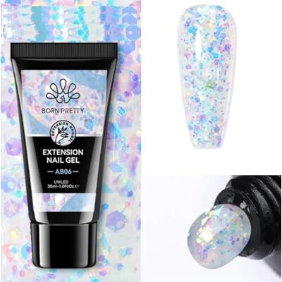 Born Pretty Polygel 30 ml Polygel Products Polygel blanc Polygel rose Polygel Glitter Polygel Glitter Polygel Nude Extension Gel Builder Gel (BP06, 30 ml) Born Pretty Polygel 30 ml Polygel Products Polygel blanc Polygel rose Polygel Glitter Polygel Glitter Polygel Nude Extension Gel Builder Gel (BP06, 30 ml)