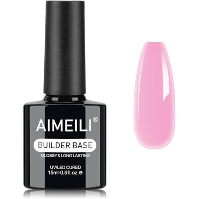 AIMEILI 15ml Gel Construction Ongle UV 8 en 1, Macaron Builder Gel Base et Structure pour Extensions, Renforcement et Réparation de Manucure Nail Art 1438 AIMEILI 15ml Gel Construction Ongle UV 8 en 1, Macaron Builder Gel Base et Structure pour Extensions, Renforcement et Réparation de Manucure Nail Art 1438