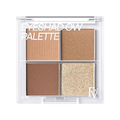 FV Palette de fards à paupières 4 couleurs hautement pigmentées, longue durée et sans plis, finition de maquillage naturelle (neutre) FV Palette de fards à paupières 4 couleurs hautement pigmentées, longue durée et sans plis, finition de maquillage naturelle (neutre)