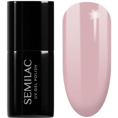 Semilac vernis semi-permanent 057 Nude Beige Rose 7Ml Semilac vernis semi-permanent 057 Nude Beige Rose 7Ml