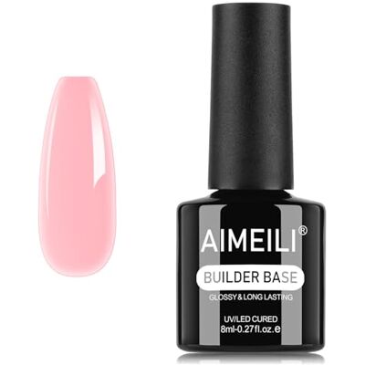 AIMEILI Gel Construction Ongle UV 8 en 1, Néon Macaron Builder Gel Base et Structure pour Extensions, Renforcement et Réparation de Manucure Nail Art 8ml 1377 AIMEILI Gel Construction Ongle UV 8 en 1, Néon Macaron Builder Gel Base et Structure pour Extensions, Renforcement et Réparation de Manucure Nail Art 8ml 1377